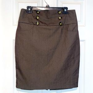 Iz Byer brown skirt. Size 13